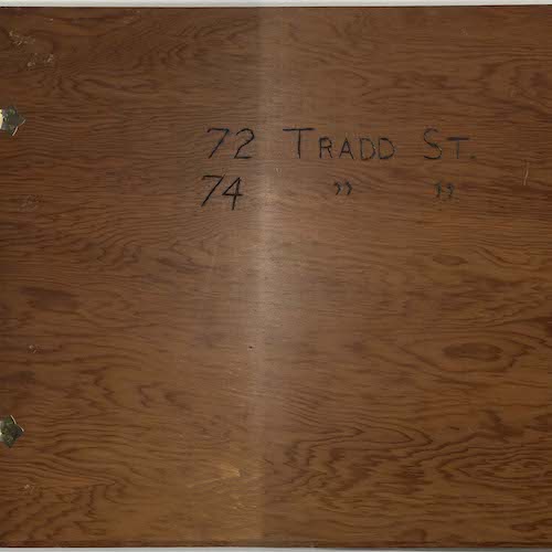 72/74 Tradd Street Ownership History Scrapbook