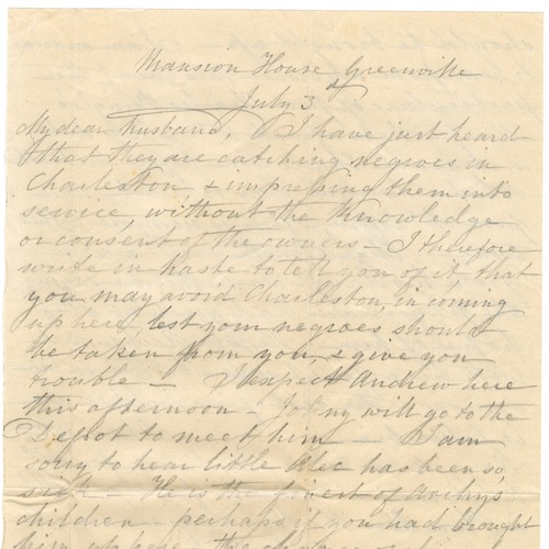 Edmondston-Alston Family Letters and Paper Materials, 1782-1919